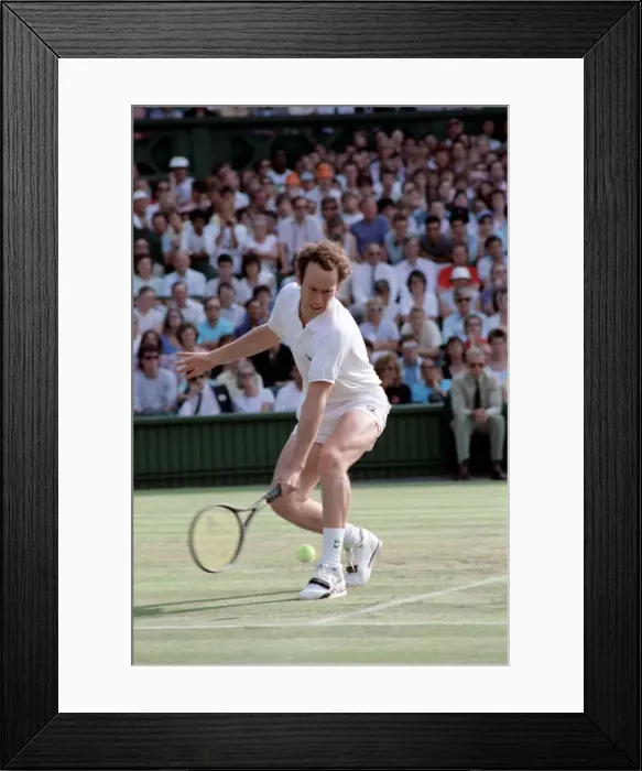 Framed Print : Wimbledon. John McEnroe. June 1988 88-3372-143 Framed Print : Wimbledon. John McEnroe. June 1988 88-3372-143