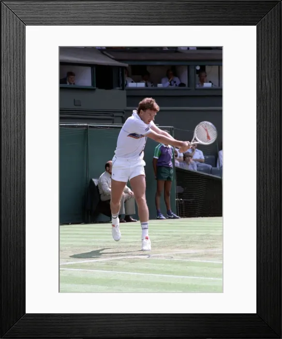 Framed Print : Wimbledon. Jimmy Connors. June 1988 88-3372-068 Framed Print : Wimbledon. Jimmy Connors. June 1988 88-3372-068