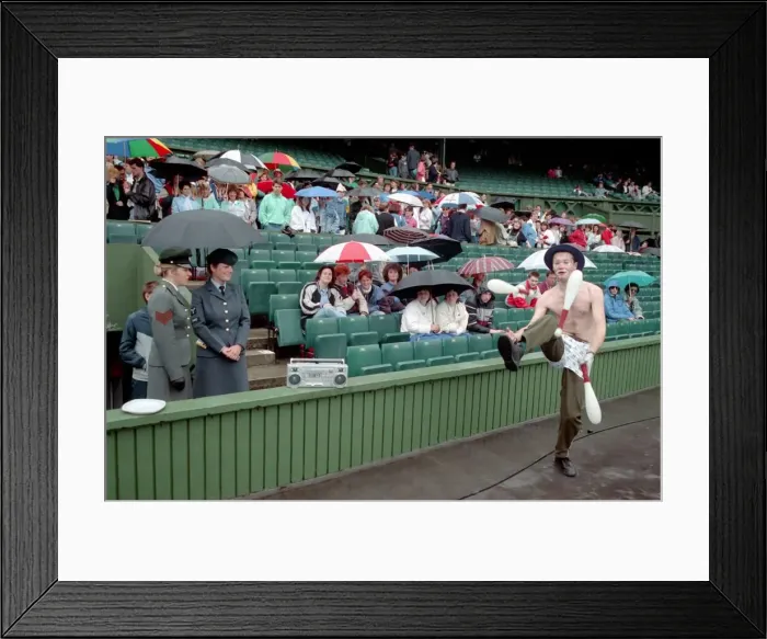 Framed Print : Wimbledon Tennis. The Juggler. June 1988 88-3461-021 Framed Print : Wimbledon Tennis. The Juggler. June 1988 88-3461-021