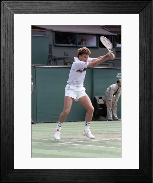 Framed Print : Wimbledon. Jimmy Connors. June 1988 88-3372-078 Framed Print : Wimbledon. Jimmy Connors. June 1988 88-3372-078