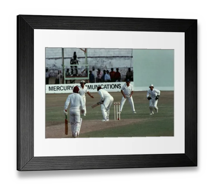 Framed Print : Cricket. West Indies v. England. May 1990 90-2761-112 Framed Print : Cricket. West Indies v. England. May 1990 90-2761-112