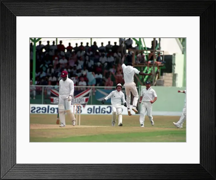 Framed Print : Cricket. West Indies v. England. May 1990 90-2761-275 Framed Print : Cricket. West Indies v. England. May 1990 90-2761-275