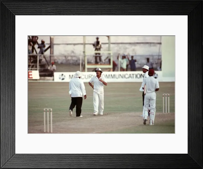 Framed Print : Cricket. West Indies v. England. May 1990 90-2761-106 Framed Print : Cricket. West Indies v. England. May 1990 90-2761-106