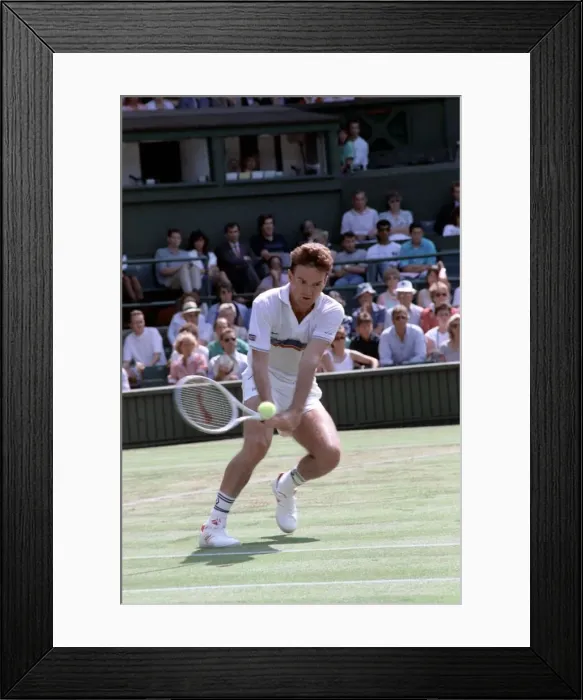 Framed Print : Wimbledon. Jimmy Connors. June 1988 88-3372-074