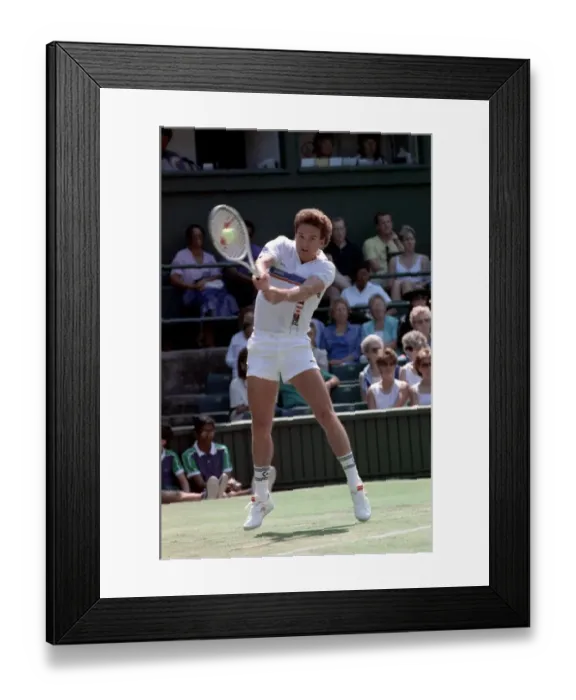Framed Print : Wimbledon. Jimmy Connors. June 1988 88-3372-026 Framed Print : Wimbledon. Jimmy Connors. June 1988 88-3372-026