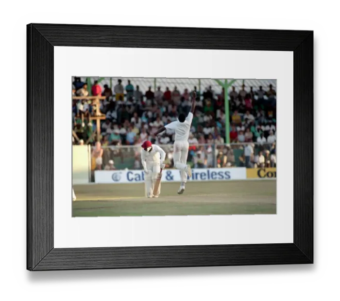 Framed Print : Cricket. West Indies v. England. May 1990 90-2761-256 Framed Print : Cricket. West Indies v. England. May 1990 90-2761-256
