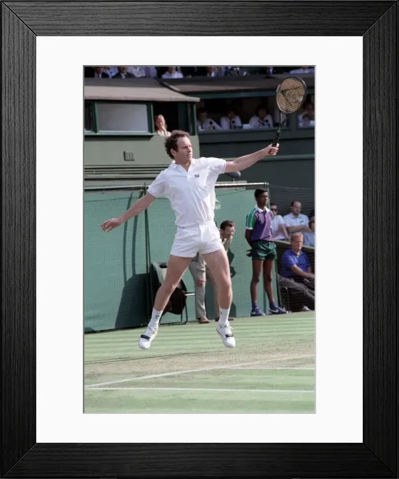 Framed Print : Wimbledon. John McEnroe. June 1988 88-3372-150 Framed Print : Wimbledon. John McEnroe. June 1988 88-3372-150