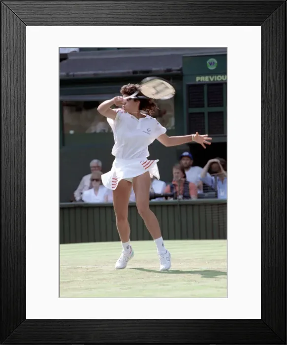 Framed Print : Wimbledon. Gabriella Sabitini v. Radka Zrubakova. June 1988 88-3372-085 Framed Print : Wimbledon. Gabriella Sabitini v. Radka Zrubakova. June 1988 88-3372-085