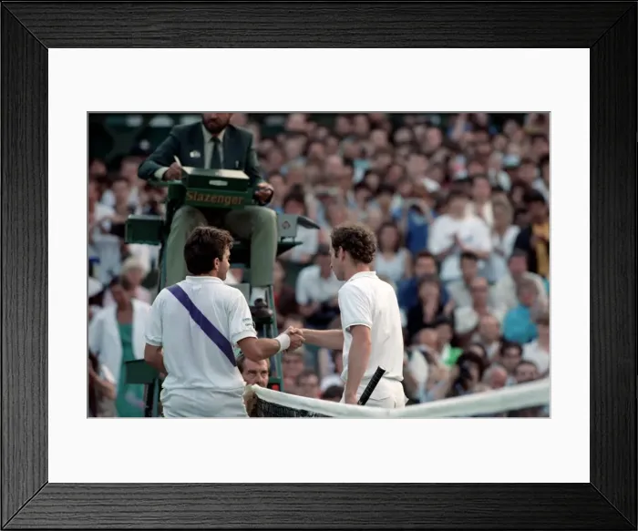 Framed Print : Wimbledon. John McEnroe. June 1988 88-3372-136 Framed Print : Wimbledon. John McEnroe. June 1988 88-3372-136