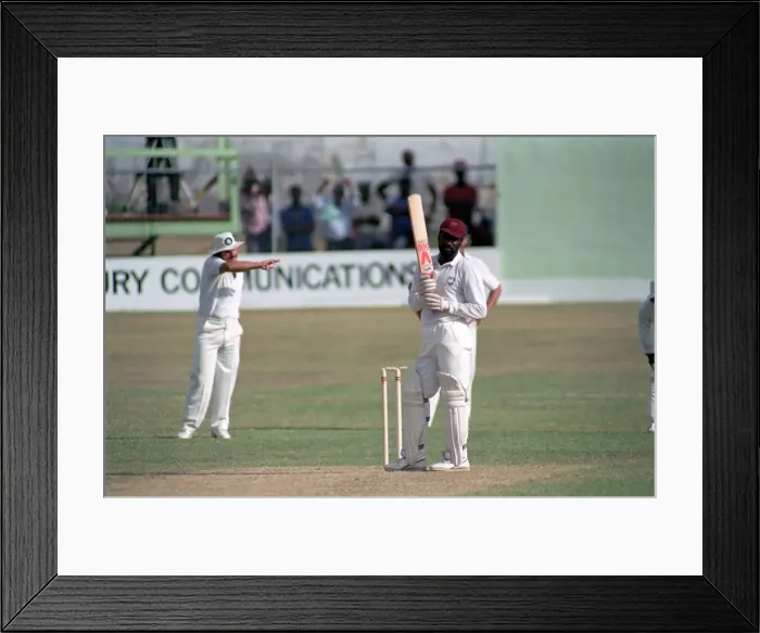 Framed Print : Cricket. West Indies v. England. May 1990 90-2761-077 West Indies captain Framed Print : Cricket. West Indies v. England. May 1990 90-2761-077 West Indies captain