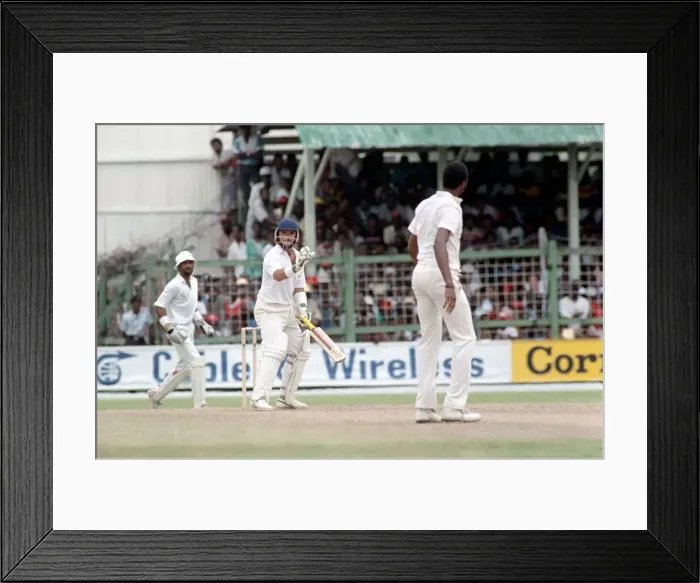 Framed Print : Cricket 5th Test. West Indies v. England. April 1990 90-2286-043 Antigua Recreation Framed Print : Cricket 5th Test. West Indies v. England. April 1990 90-2286-043 Antigua Recreation
