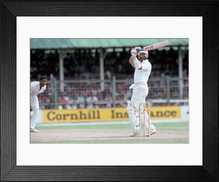 Framed Print : Cricket 5th Test. West Indies v. England. April 1990 90-2286-027 Antigua Recreation Framed Print : Cricket 5th Test. West Indies v. England. April 1990 90-2286-027 Antigua Recreation