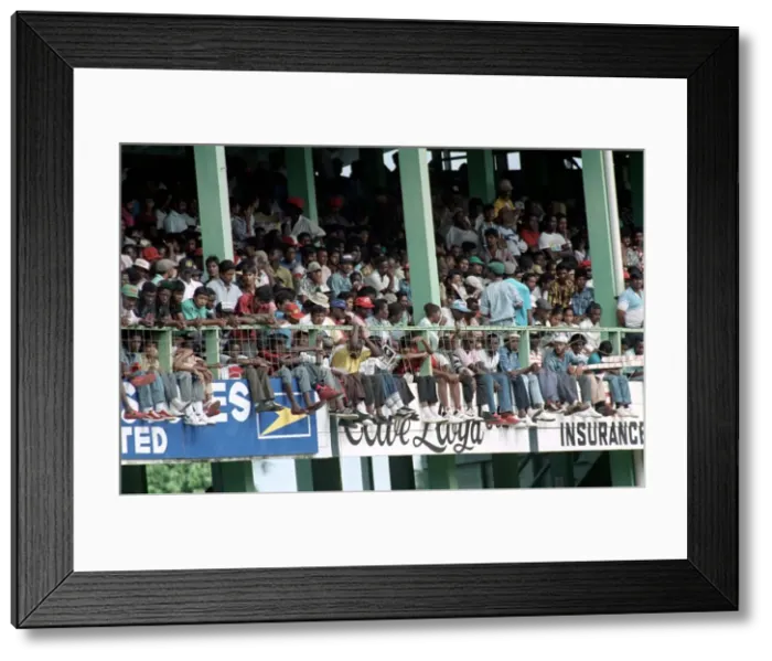 Framed Print : Cricket 5th Test. West Indies v. England. April 1990 90-2286-028 Antigua Recreation Framed Print : Cricket 5th Test. West Indies v. England. April 1990 90-2286-028 Antigua Recreation