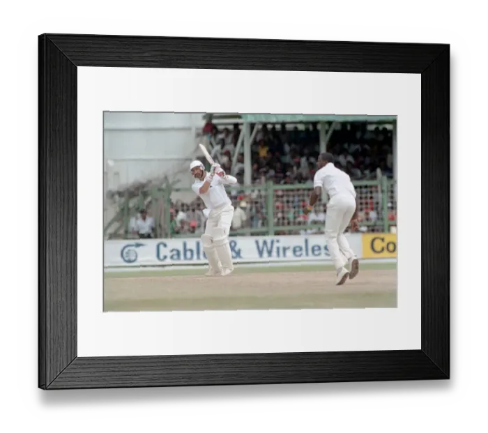Framed Print : Cricket 5th Test. West Indies v. England. April 1990 90-2286-039 Antigua Recreation Framed Print : Cricket 5th Test. West Indies v. England. April 1990 90-2286-039 Antigua Recreation