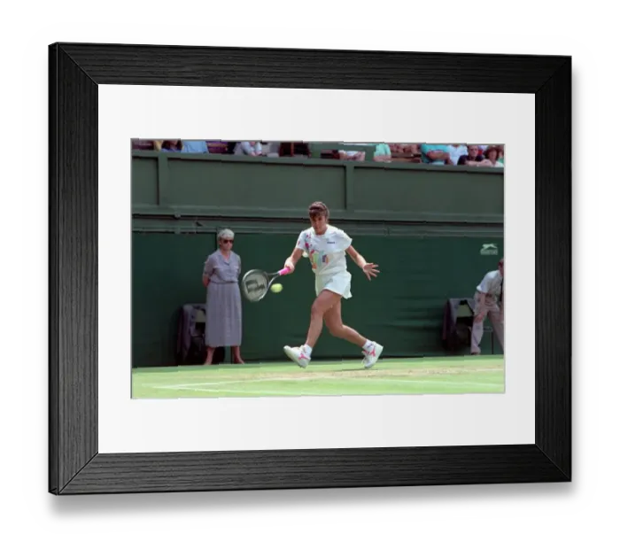 Framed Print : All England Lawn Tennis Championships at Wimbledon Ladies Singles Third Round