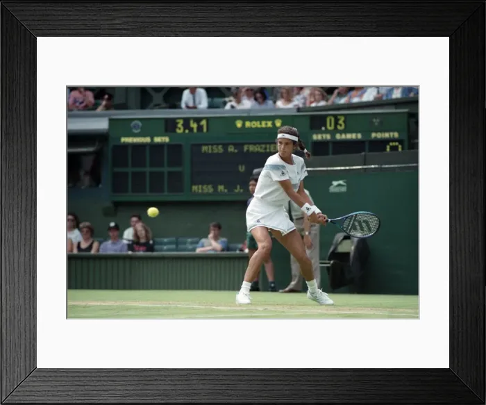 Framed Print : All England Lawn Tennis Championships at Wimbledon Ladies Singles Third Round