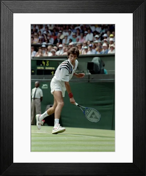 Framed Print : All England Lawn Tennis Championships at Wimbledon Mens Singles Third Round Framed Print : All England Lawn Tennis Championships at Wimbledon Mens Singles Third Round