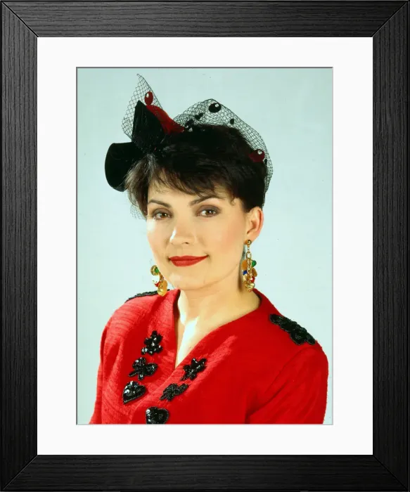 Framed Print : Lorraine Kelly Scottish television presenter March 1990 Framed Print : Lorraine Kelly Scottish television presenter March 1990