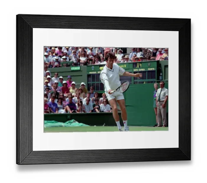 Framed Print : All England Lawn Tennis Championships at Wimbledon Mens Singles Third Round