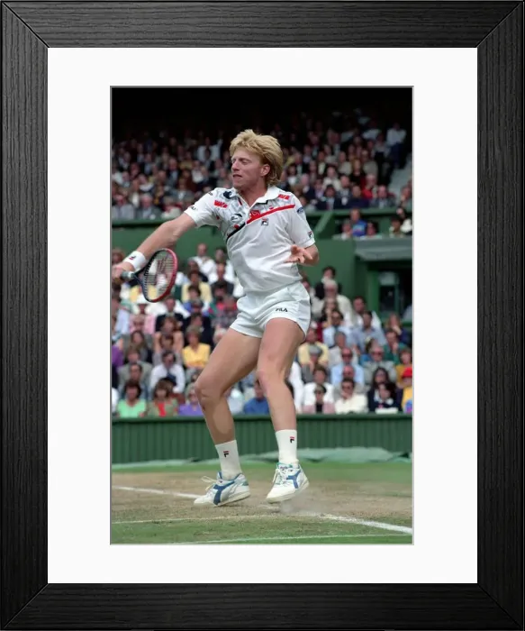 Framed Print : All England Lawn Tennis Championships at Wimbledon Mens Singles Semi Final