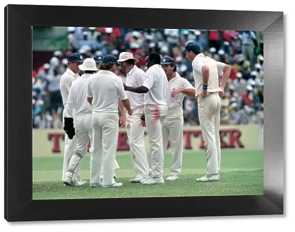 February 1990 90-1082-111 International Test Match Cricket. West Indies vs England