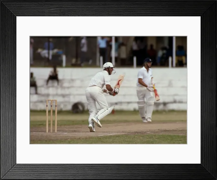 Framed Print : West Indies v. England. One Day International. February 1990 90-0872-186