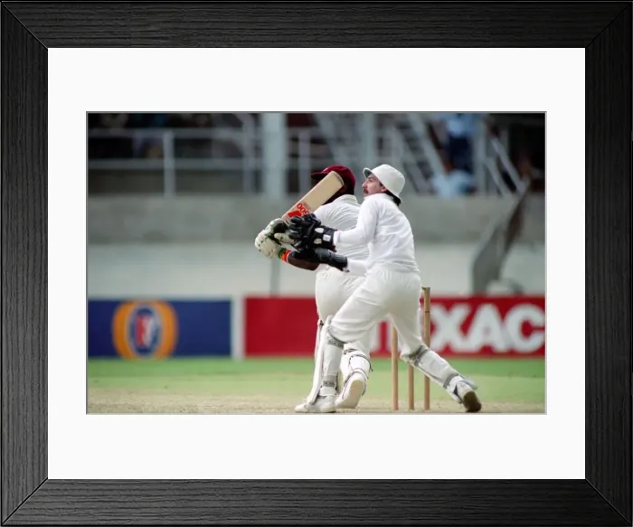 Framed Print : February 1990 90-1082-052 International Test Match Cricket. West Indies vs England Framed Print : February 1990 90-1082-052 International Test Match Cricket. West Indies vs England