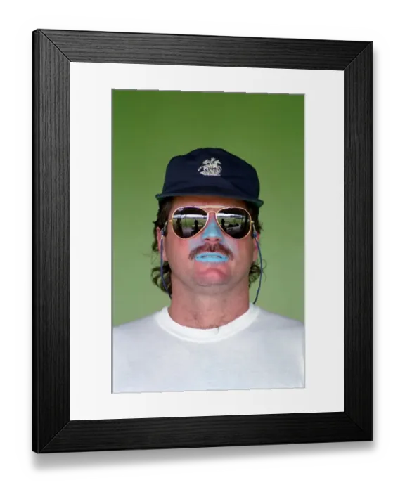 Framed Print : West Indies v. England. One Day International. February 1990 90-0872-166 *** Local