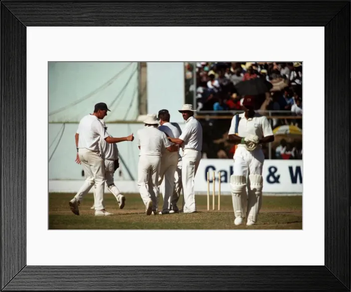Framed Print : Cricket-3rd One Day International. West Indies v. England Framed Print : Cricket-3rd One Day International. West Indies v. England
