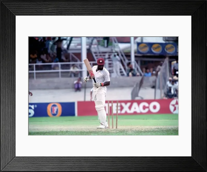 Framed Print : February 1990 90-1082-102 International Test Match Cricket. West Indies vs England Framed Print : February 1990 90-1082-102 International Test Match Cricket. West Indies vs England