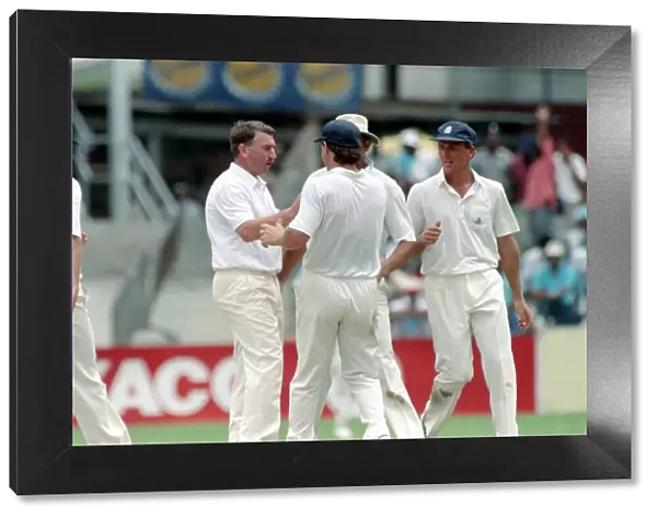 February 1990 90-1082-040 International Test Match Cricket. West Indies vs England