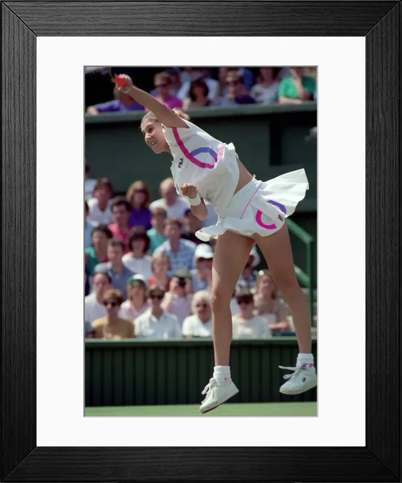Framed Print : All England Lawn Tennis Chamionships at Wimbledon Ladies Singles Monica Framed Print : All England Lawn Tennis Chamionships at Wimbledon Ladies Singles Monica