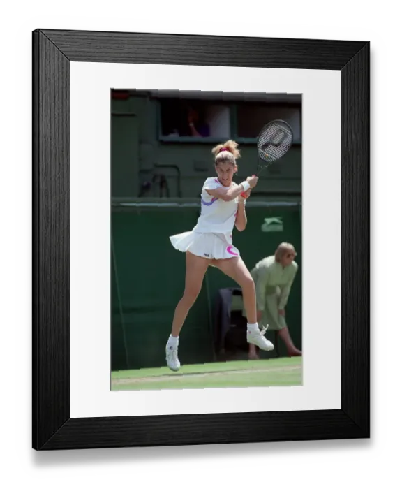 Framed Print : All England Lawn Tennis Chamionships at Wimbledon Ladies Singles Monica