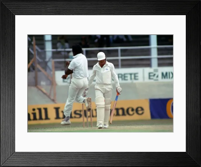 Framed Print : Cricket. Test Match in Trinidad. West Indies v. England Framed Print : Cricket. Test Match in Trinidad. West Indies v. England