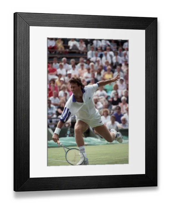 Framed Print : All England Lawn Tennis Chamionships at Wimbledon Mens Singles Second Round