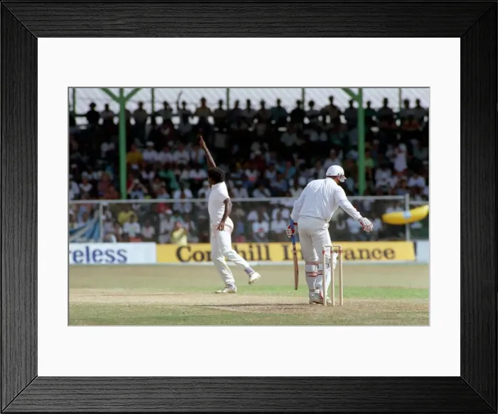 Framed Print : Cricket. West Indies v. England. May 1990 90-2766-126