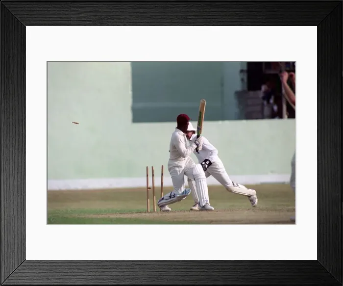 Framed Print : Spt. Cricket. West Indies v. England. April 1990 90-2282-026 Antigua commencing Framed Print : Spt. Cricket. West Indies v. England. April 1990 90-2282-026 Antigua commencing