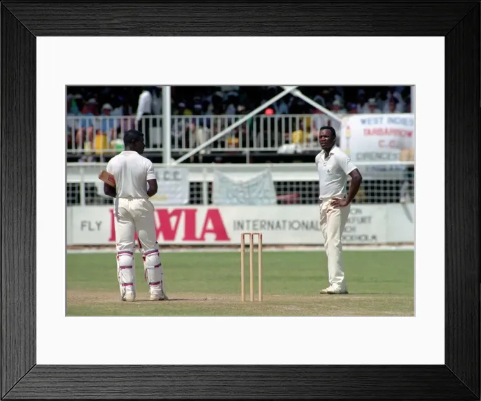 Framed Print : Cricket. West Indies v. England. May 1990 90-2766-079 Framed Print : Cricket. West Indies v. England. May 1990 90-2766-079