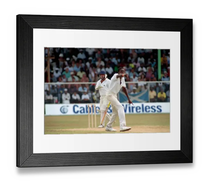 Framed Print : Cricket. West Indies v. England. May 1990 90-2766-129