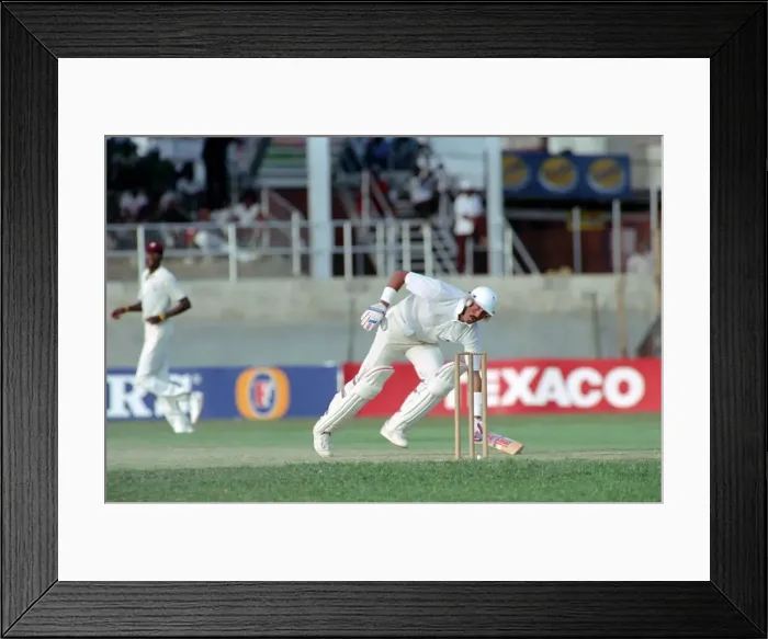 Framed Print : Cricket. Test Match in Trinidad. West Indies v. England Framed Print : Cricket. Test Match in Trinidad. West Indies v. England
