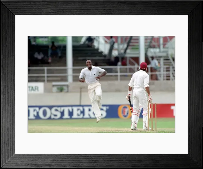 Framed Print : Cricket. Test Match in Trinidad. West Indies v. England Framed Print : Cricket. Test Match in Trinidad. West Indies v. England