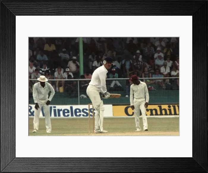 Framed Print : West Indies Cricket. West Indies v. England 5th Test. April 1990 90-2278-128 Framed Print : West Indies Cricket. West Indies v. England 5th Test. April 1990 90-2278-128