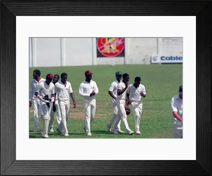 Framed Print : Cricket. England v. Windward Island. March 1990 90-1308A