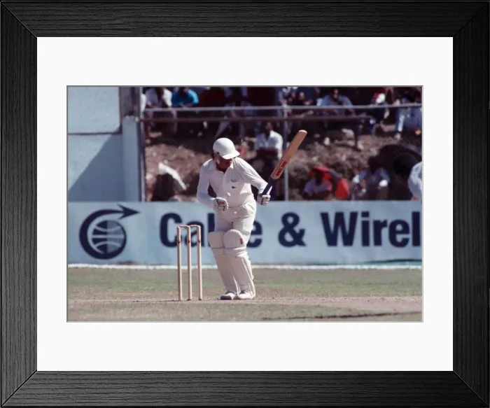 Framed Print : Cricket-3rd One Day International. West Indies v. England Framed Print : Cricket-3rd One Day International. West Indies v. England