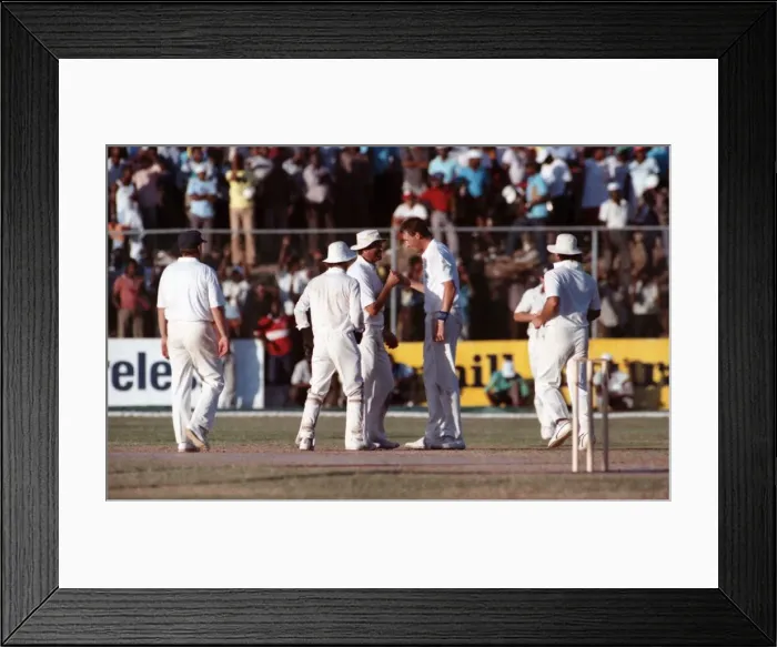 Framed Print : Cricket-3rd One Day International. West Indies v. England Framed Print : Cricket-3rd One Day International. West Indies v. England