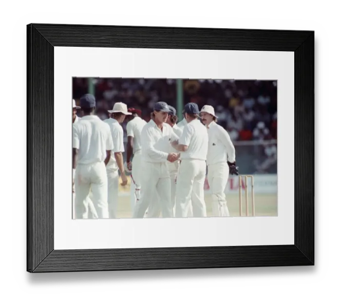 Framed Print : West Indies Cricket. West Indies v. England 5th Test. April 1990 90-2278-083 Framed Print : West Indies Cricket. West Indies v. England 5th Test. April 1990 90-2278-083