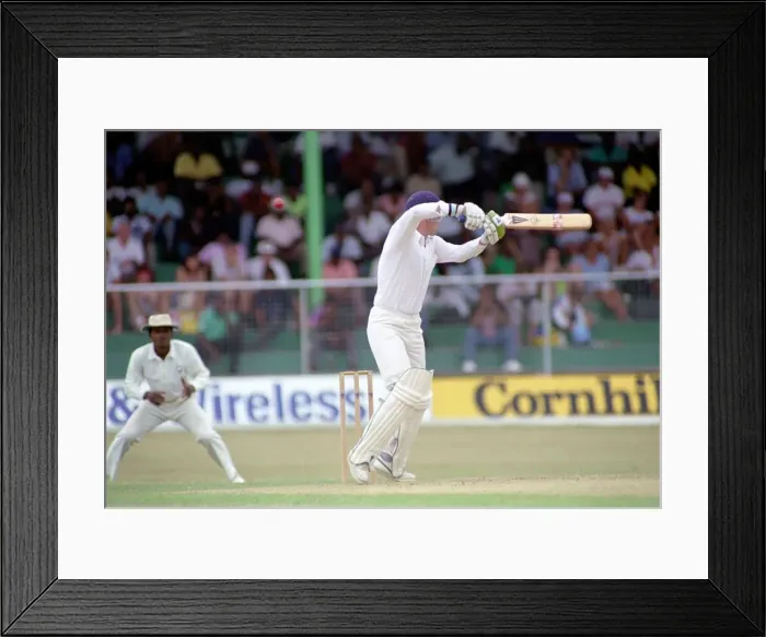 Framed Print : West Indies Cricket. West Indies v. England 5th Test. April 1990 90-2278-101