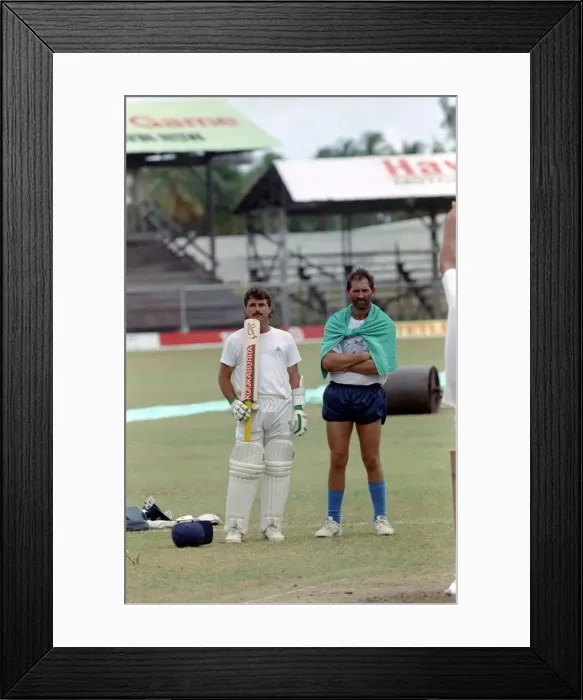 Framed Print : West Indies Cricket. West Indies v. England 5th Test. April 1990 90-2278-020 Framed Print : West Indies Cricket. West Indies v. England 5th Test. April 1990 90-2278-020