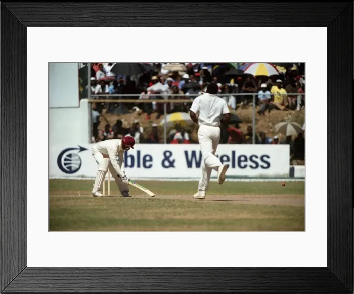 Framed Print : Cricket-3rd One Day International. West Indies v. England Framed Print : Cricket-3rd One Day International. West Indies v. England