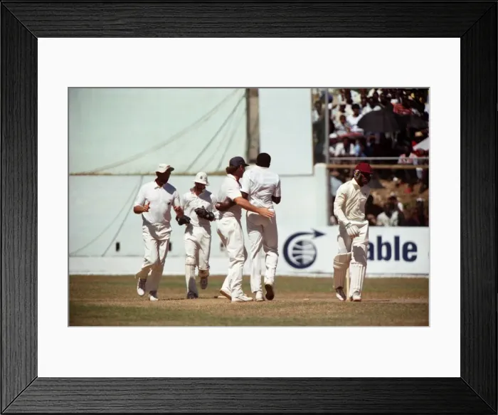 Framed Print : Cricket-3rd One Day International. West Indies v. England Framed Print : Cricket-3rd One Day International. West Indies v. England